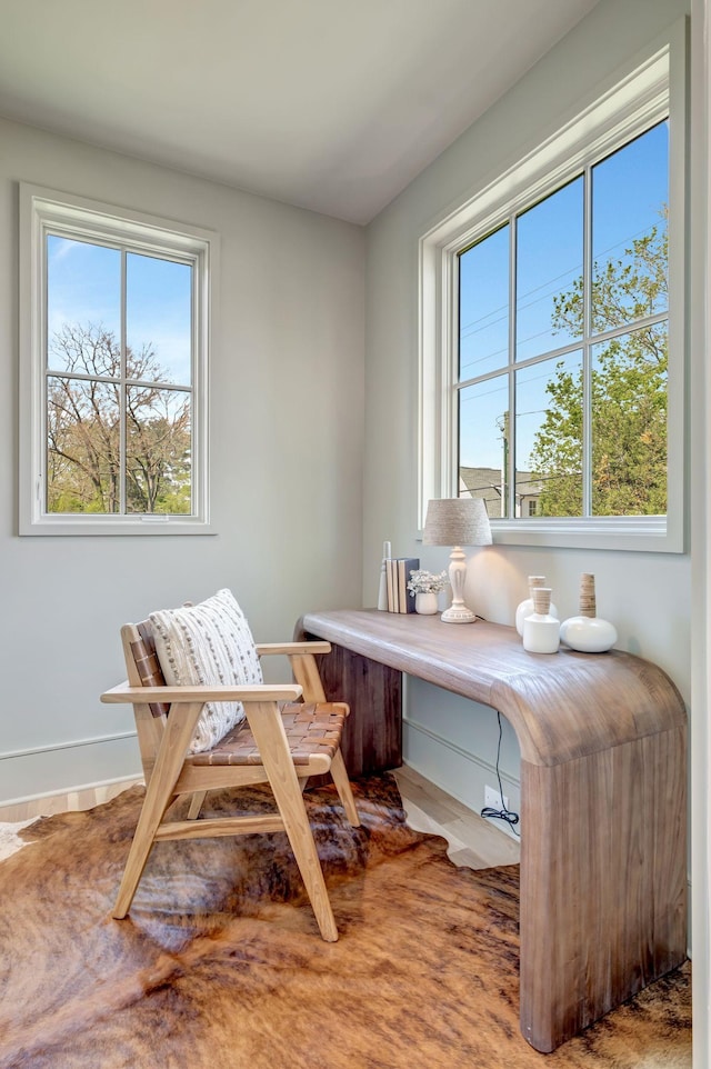 128 Alton Rd, Nashville, TN 37205 - sitting room with a wealth of natural light, baseboards, and wood finished floors