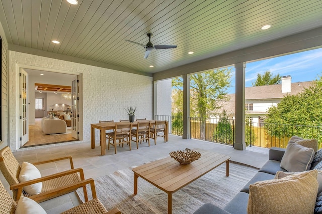 128 Alton Rd, Nashville, TN 37205 - view of sunroom