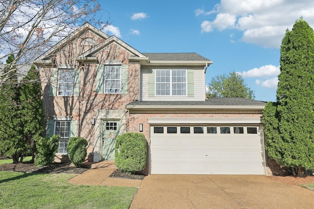 245 Wisteria Dr, Franklin, TN 37064 - view of front of property with concrete driveway and a garage