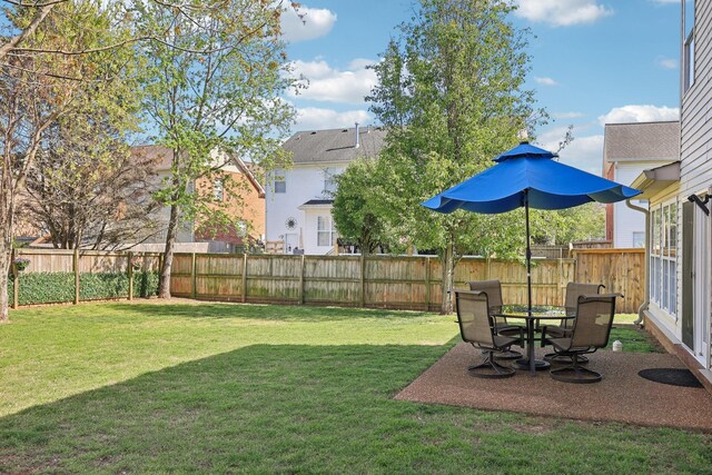 245 Wisteria Dr, Franklin, TN 37064 - view of yard featuring a fenced backyard