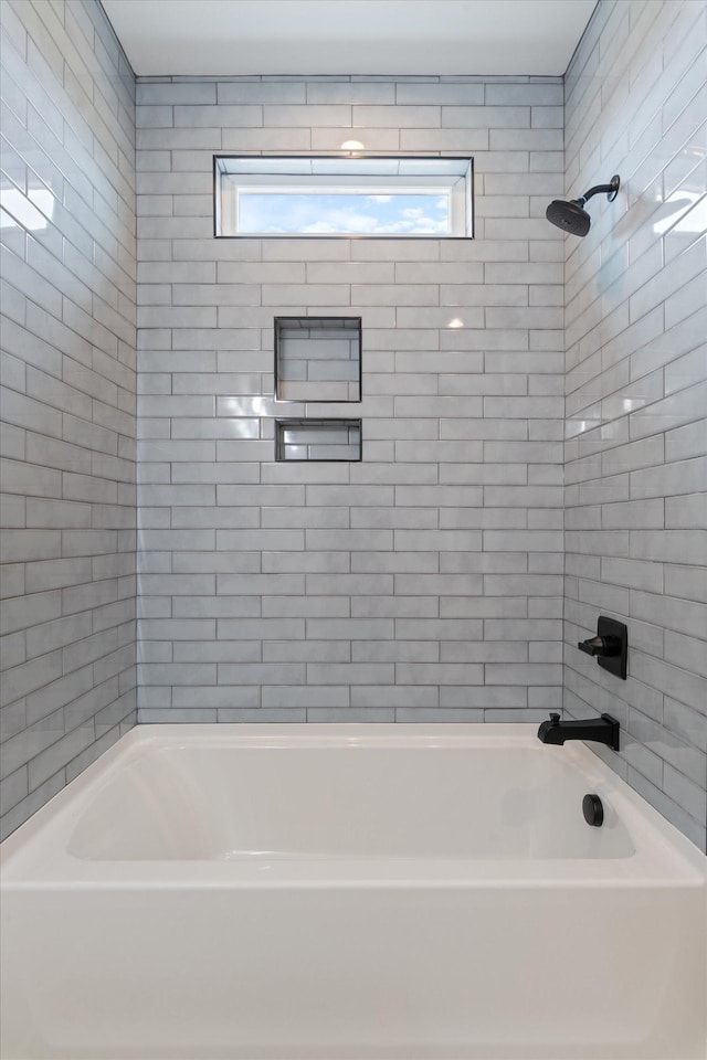 bathroom featuring shower / bath combination