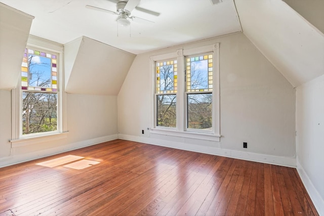 201 Knob Creek Rd, Wartrace, TN 37183 - additional living space featuring wood-type flooring, lofted ceiling, and a healthy amount of sunlight