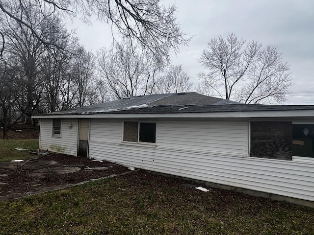 view of side of home