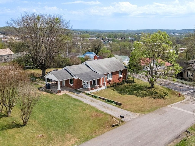 drone / aerial view