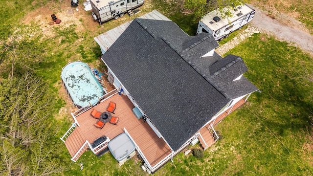 drone / aerial view