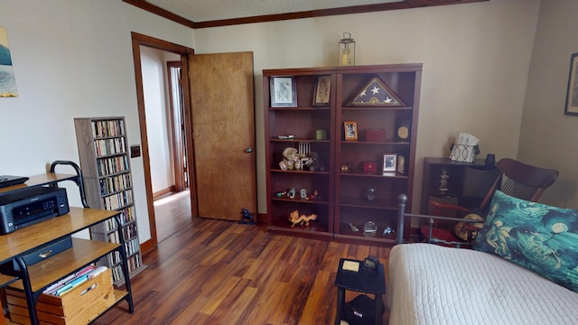 2519 Old Greenbrier Pike, Greenbrier, TN 37073 - interior space with baseboards, ornamental molding, and wood finished floors