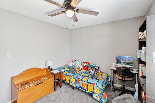 238 Kathleen Ct, Clarksville, TN 37043 - carpeted bedroom with ceiling fan