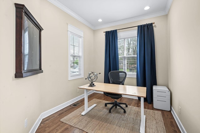 15 Westlawn Ct, Nashville, TN 37209 - office featuring baseboards, visible vents, and plenty of natural light