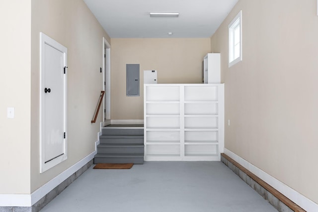 15 Westlawn Ct, Nashville, TN 37209 - staircase featuring baseboards and electric panel