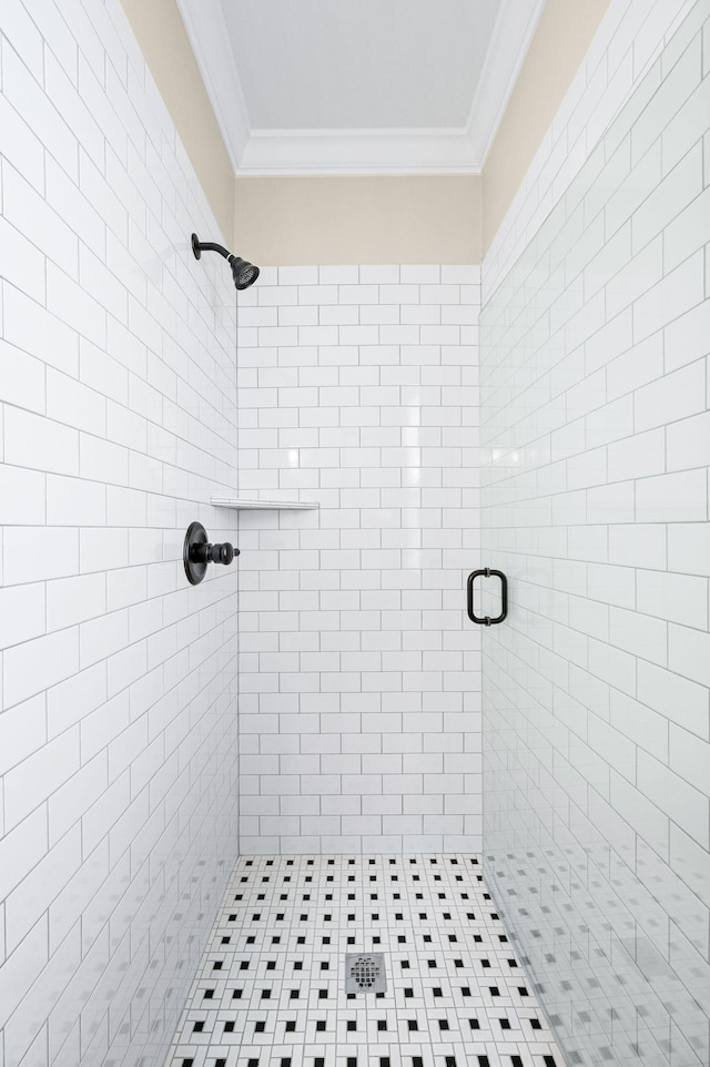 15 Westlawn Ct, Nashville, TN 37209 - full bath with crown molding and a shower stall