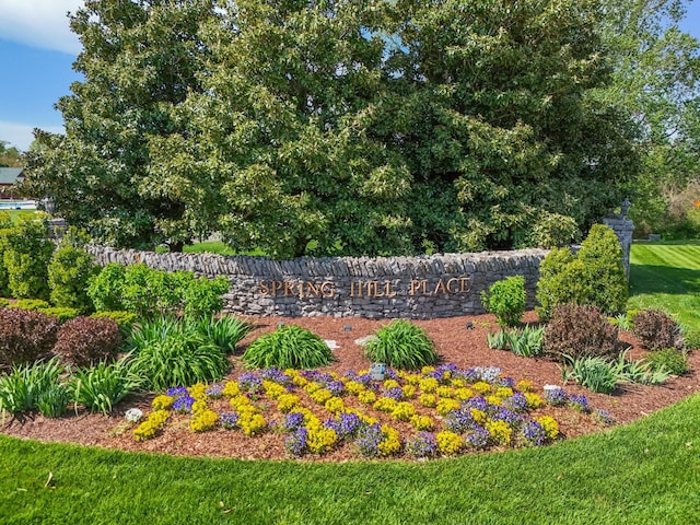 1702 Stoney Hill Ln, Spring Hill, TN 37174 - community sign with a yard