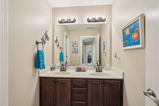 1702 Stoney Hill Ln, Spring Hill, TN 37174 - full bath with visible vents, a sink, and double vanity