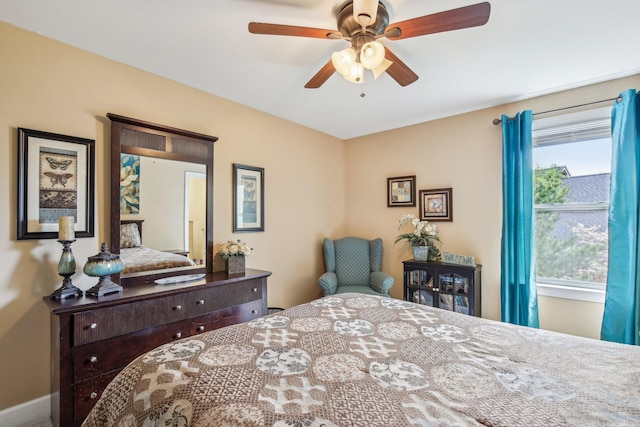 1702 Stoney Hill Ln, Spring Hill, TN 37174 - bedroom featuring a ceiling fan and baseboards