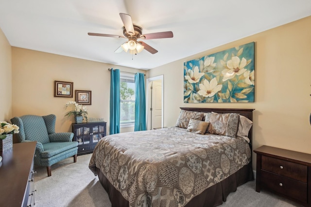 1702 Stoney Hill Ln, Spring Hill, TN 37174 - bedroom featuring ceiling fan and carpet floors
