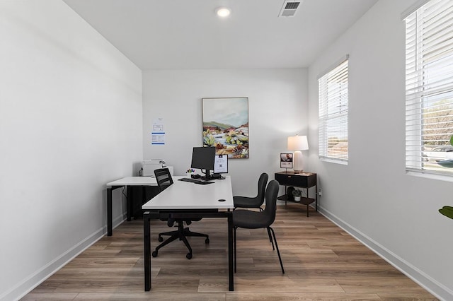 8547 Turnbull Dr, Pleasant View, TN 37146 - office with plenty of natural light and light wood-style flooring