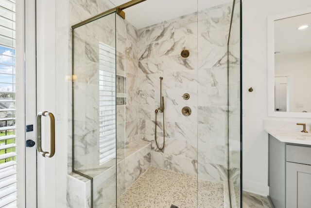 112 Shadow Springs Dr, Brentwood, TN 37027 - full bathroom with a shower stall and vanity