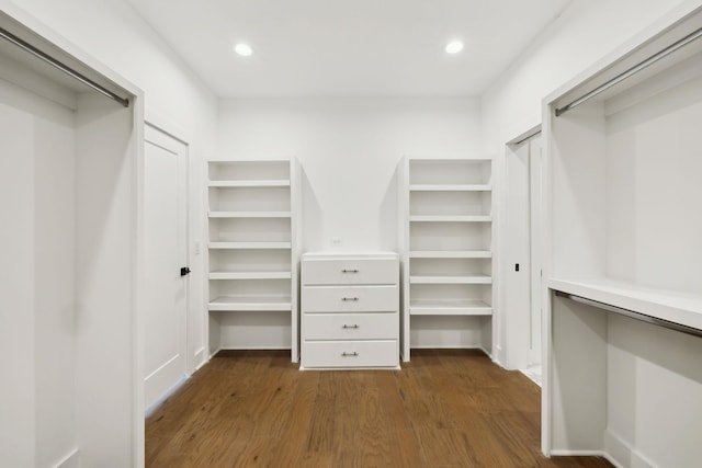 112 Shadow Springs Dr, Brentwood, TN 37027 - walk in closet featuring dark wood finished floors
