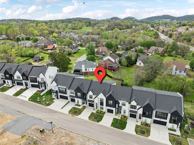 112 Shadow Springs Dr, Brentwood, TN 37027 - birds eye view of property featuring a residential view