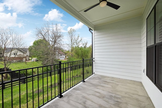 112 Shadow Springs Dr, Brentwood, TN 37027 - balcony with ceiling fan