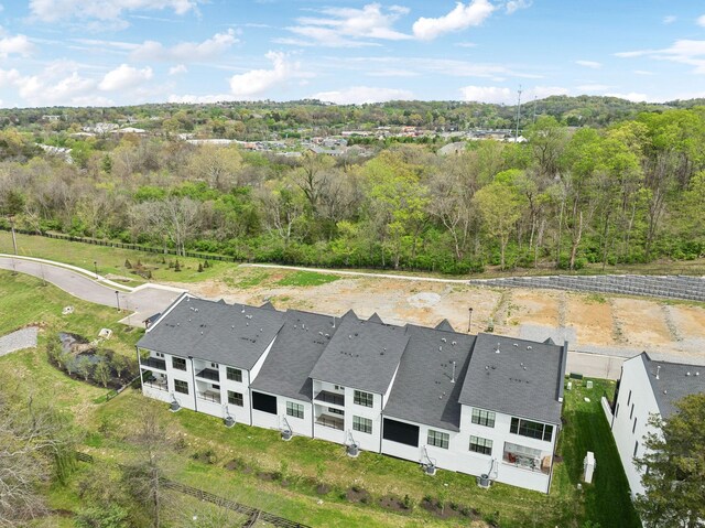 112 Shadow Springs Dr, Brentwood, TN 37027 - aerial view with a wooded view