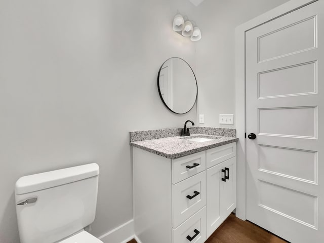 4 Young Branch Rd, Dixon Springs, TN 37057 - half bath featuring vanity and wood finished floors
