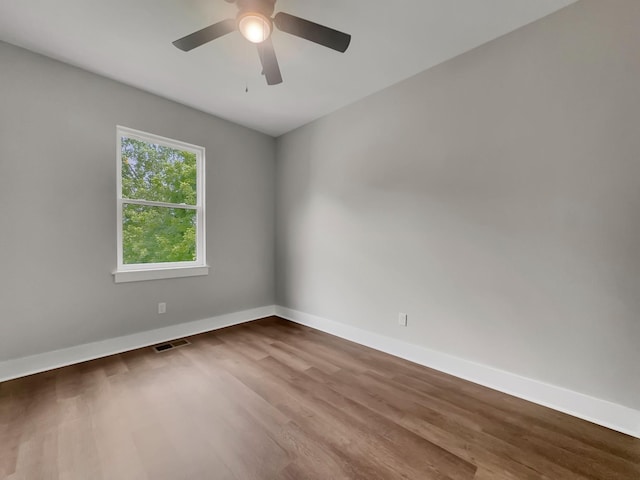 4 Young Branch Rd, Dixon Springs, TN 37057 - spare room featuring ceiling fan and wood finished floors