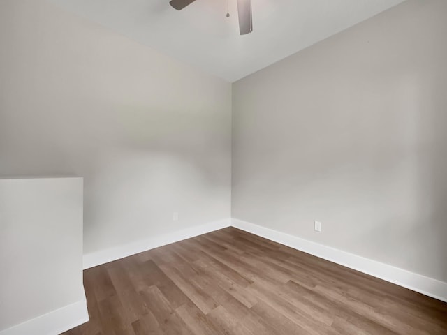 4 Young Branch Rd, Dixon Springs, TN 37057 - unfurnished room with a ceiling fan and wood finished floors