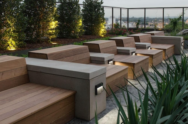 view of patio / terrace with fence