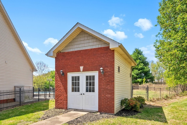 580 Mountain View Dr, Clarksville, TN 37043 - view of outdoor structure with an outbuilding and fence