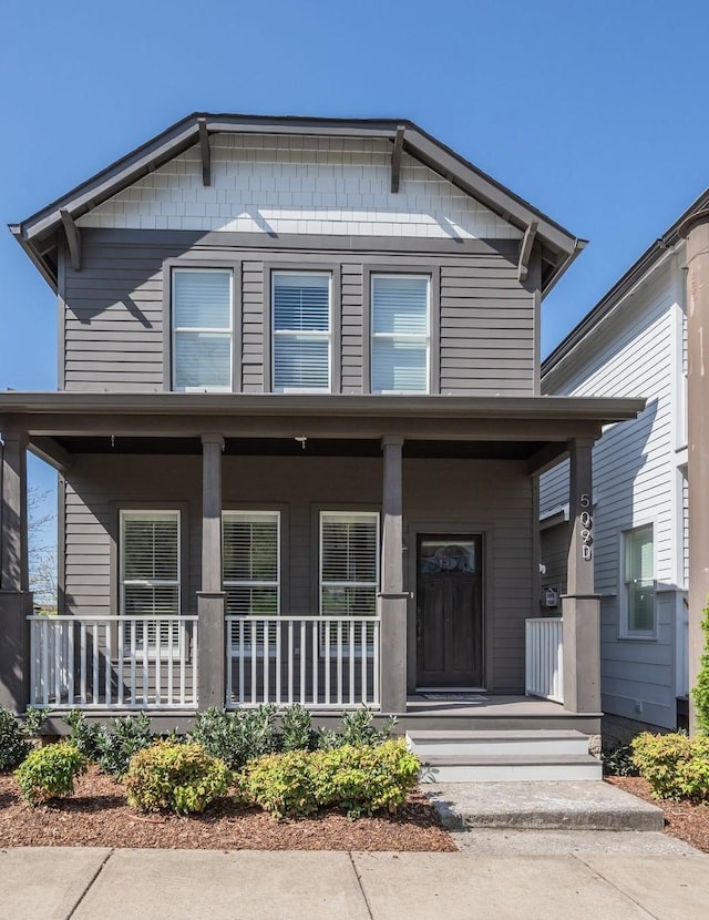 509D Chesterfield Ave, Nashville, TN 37212 - traditional home featuring covered porch