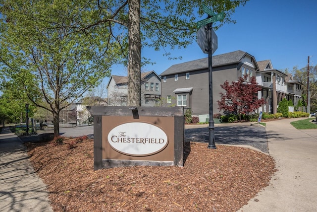 509D Chesterfield Ave, Nashville, TN 37212 - community sign with a residential view