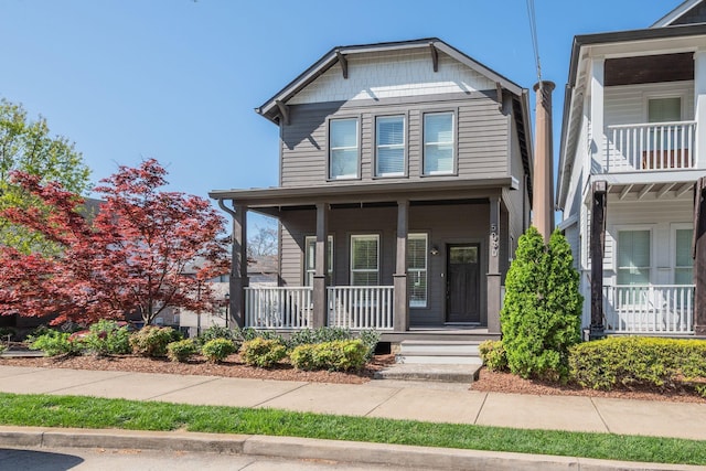 509D Chesterfield Ave, Nashville, TN 37212 - traditional-style home with a porch