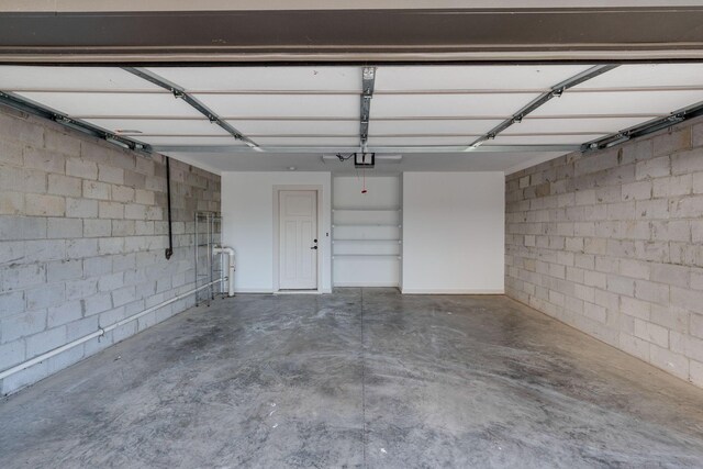 509D Chesterfield Ave, Nashville, TN 37212 - garage with concrete block wall