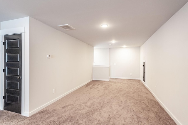 224 Griffin Ln, Gallatin, TN 37066 - basement with visible vents, baseboards, and light colored carpet