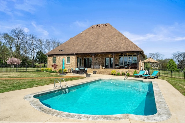 113 St Charles Way, Gallatin, TN 37066 - view of pool featuring a patio and french doors