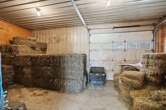 113 St Charles Way, Gallatin, TN 37066 - basement with wooden walls and a garage