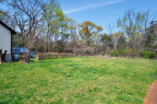 308 Wareham Ct, Antioch, TN 37013 - view of yard with fence and a deck