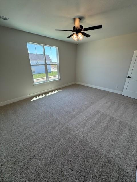 5818 Willoughby Way, Murfreesboro, TN 37129 - carpeted spare room featuring ceiling fan and baseboards
