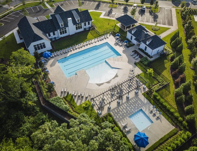 bird's eye view