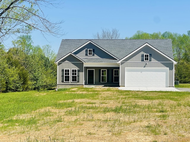 2240 Eugene Reed Rd, Woodbury, TN 37190 - craftsman inspired home with an attached garage, a shingled roof, and a porch