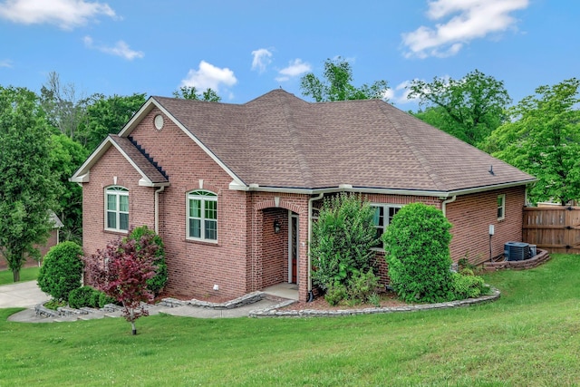 1528 Anthony Way, Mount Juliet, TN 37122 - view of front of home with brick siding, a shingled roof, and cooling unit