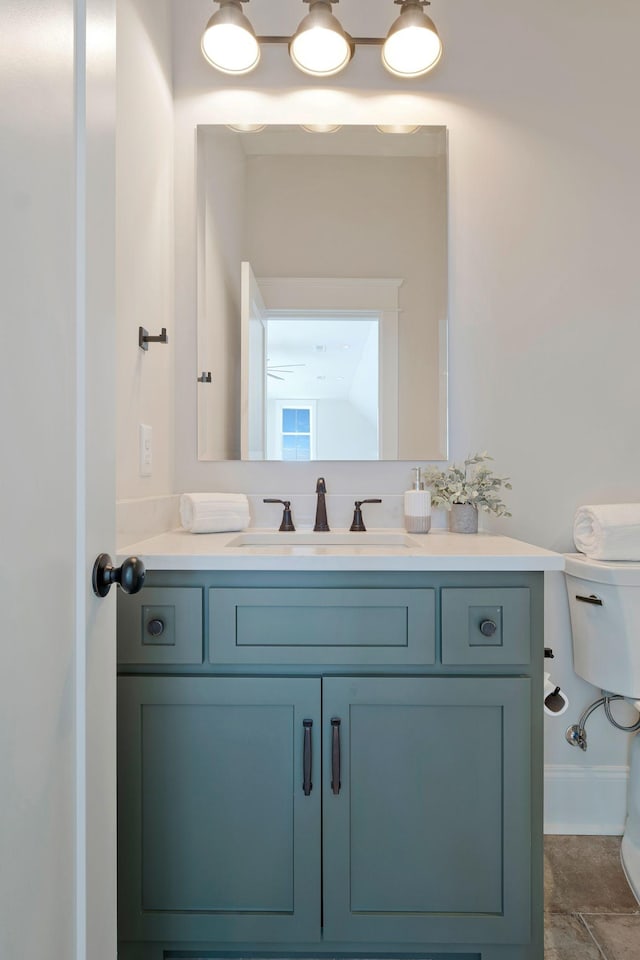 3050 Horn Springs Rd, Lebanon, TN 37087 - half bathroom featuring vanity and toilet