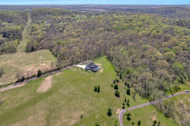 3050 Horn Springs Rd, Lebanon, TN 37087 - bird's eye view with a rural view and a view of trees