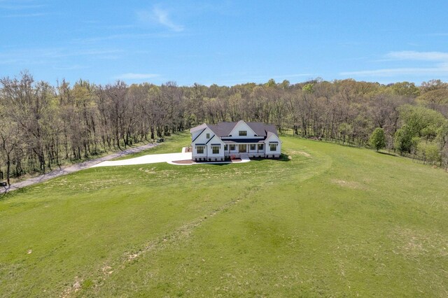 3050 Horn Springs Rd, Lebanon, TN 37087 - bird's eye view featuring a wooded view