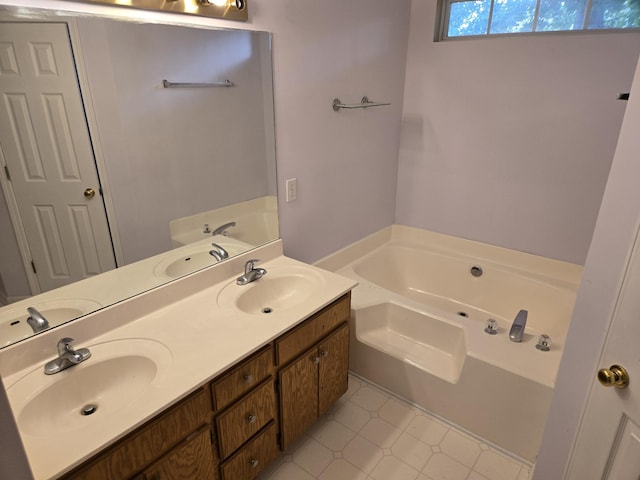 307 Parrish Cres, Mount Juliet, TN 37122 - bathroom with a bath and double vanity