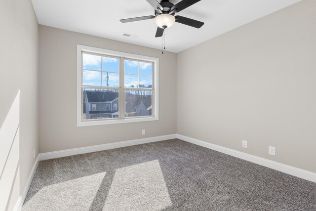 50 Gratton Ests, Clarksville, TN 37043 - carpeted spare room with baseboards and ceiling fan