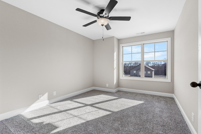 50 Gratton Ests, Clarksville, TN 37043 - empty room with carpet, a ceiling fan, and baseboards
