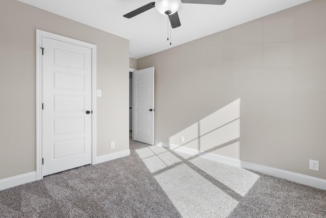 50 Gratton Ests, Clarksville, TN 37043 - unfurnished bedroom with carpet flooring, baseboards, and ceiling fan