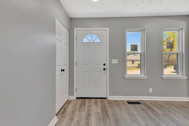 4817 Terragon Trl, Antioch, TN 37013 - entrance foyer featuring baseboards, light wood-style floors, and visible vents
