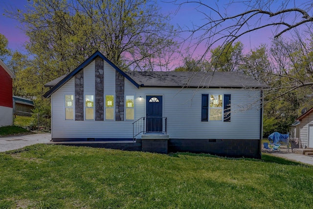 4817 Terragon Trl, Antioch, TN 37013 - view of front of property with a lawn and crawl space